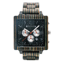 Carregar imagem no visualizador da galeria, Relógio de Madeira Quadrado Nature