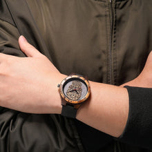 Carregar imagem no visualizador da galeria, Relógio de Madeira Skull Mexicano