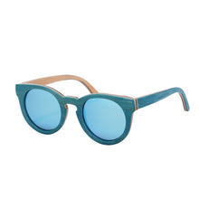 Carregar imagem no visualizador da galeria, Óculos de Madeira Round 70