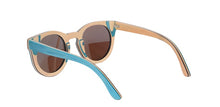 Carregar imagem no visualizador da galeria, Óculos de Madeira Round 70