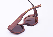 Carregar imagem no visualizador da galeria, Óculos de Madeira Oversized