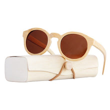 Carregar imagem no visualizador da galeria, Óculos de Madeira Retrô Oval