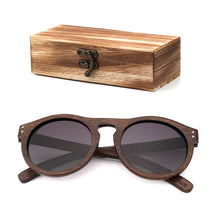 Carregar imagem no visualizador da galeria, Óculos de Madeira Round