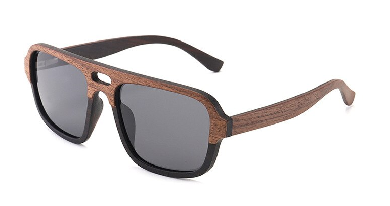 Óculos de Madeira Aviador Modern