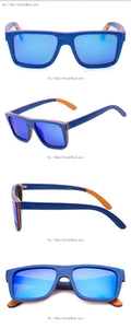Óculos de Madeira Blue