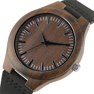 Relógio de Madeira Black 3