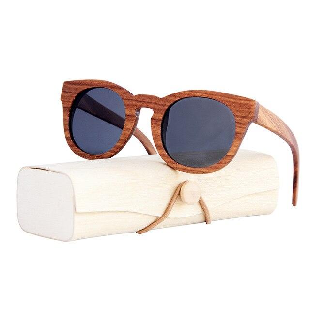 Óculos de Madeira Retro - Wood Love 