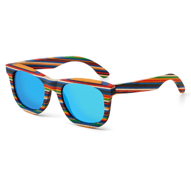 Óculos de Madeira Color full 2