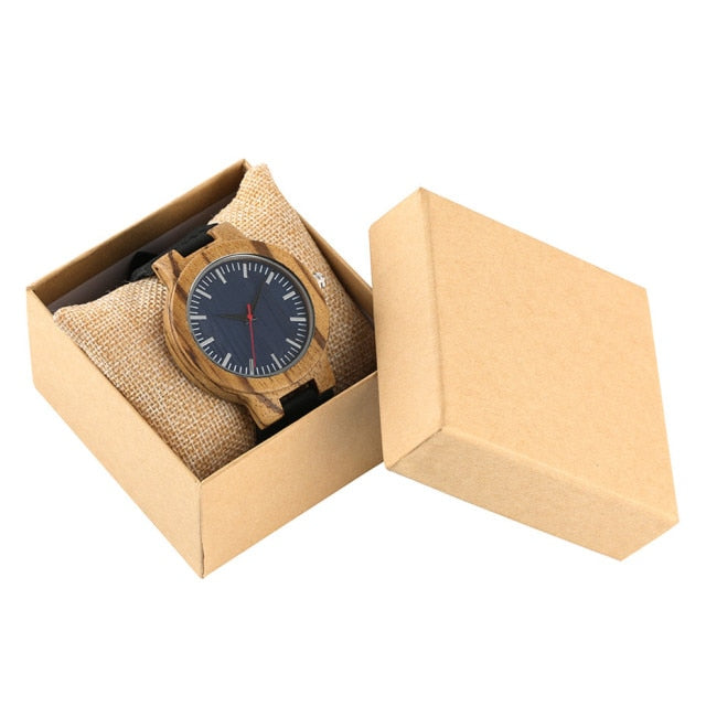 Relógio de Bamboo Blue One