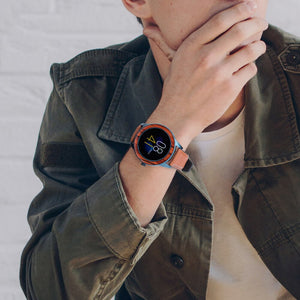 Relógio de Madeira Smart Bluetooth 5.0