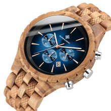 Carregar imagem no visualizador da galeria, Relógio de Madeira Sports Chronograph
