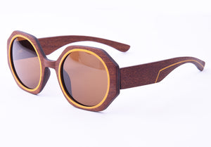 Óculos de Madeira Oversized