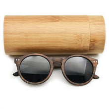 Carregar imagem no visualizador da galeria, Óculos de Madeira Retro Ébano - Wood Love 
